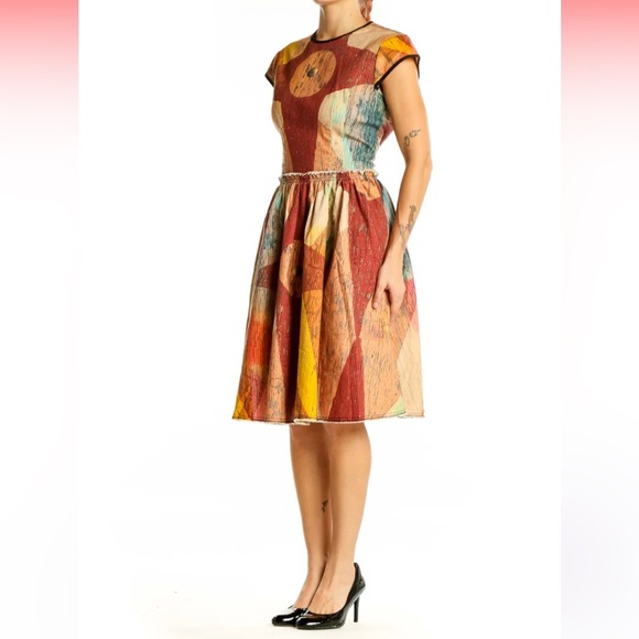 Making the Cut Season 2 Gary Winning Dress S Carnival Patchwork Designer Piece - Picture 6 of 10